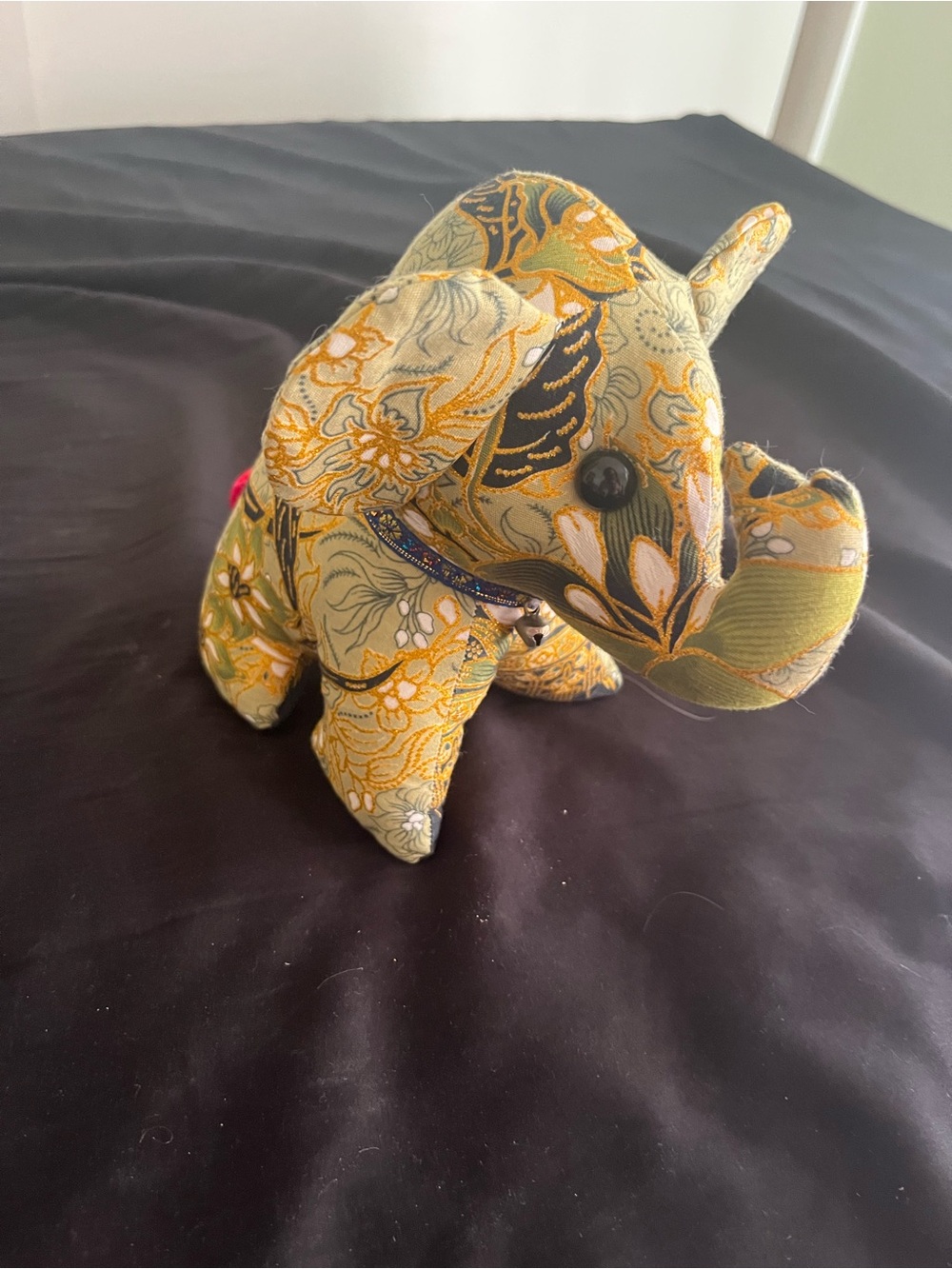 Handmade Thai Batik Fabric Elephant Plush